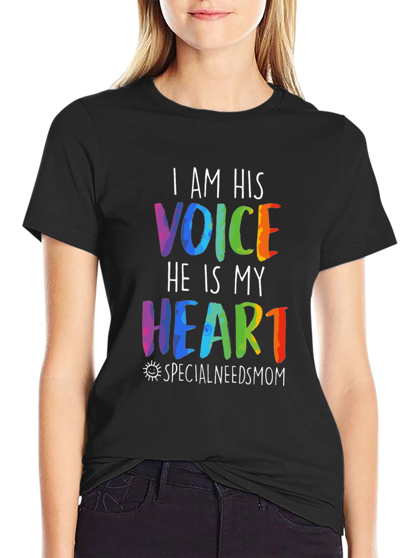 I Am His Voice Autism Awareness T-Shirt