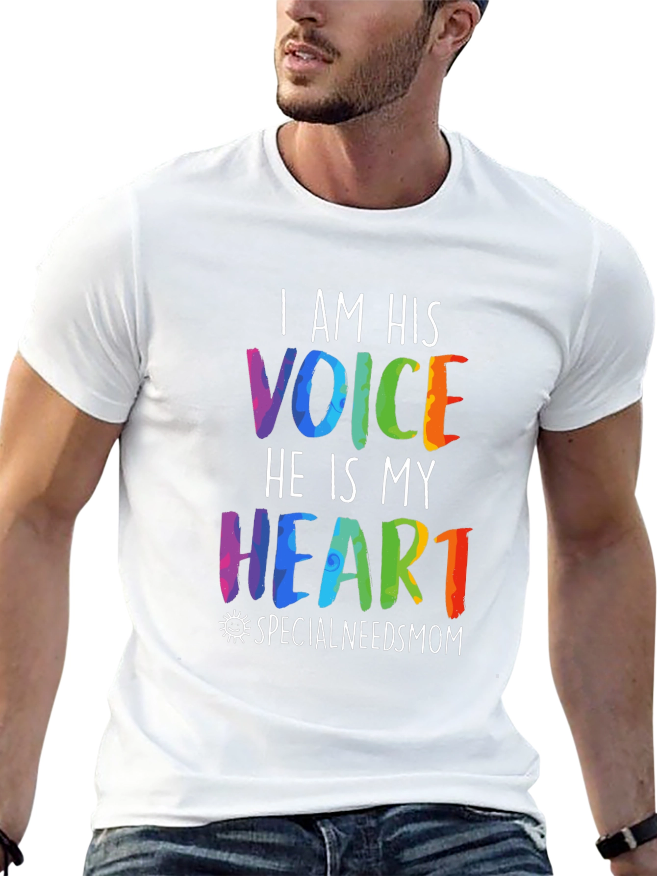 I Am His Voice Autism Awareness T-Shirt