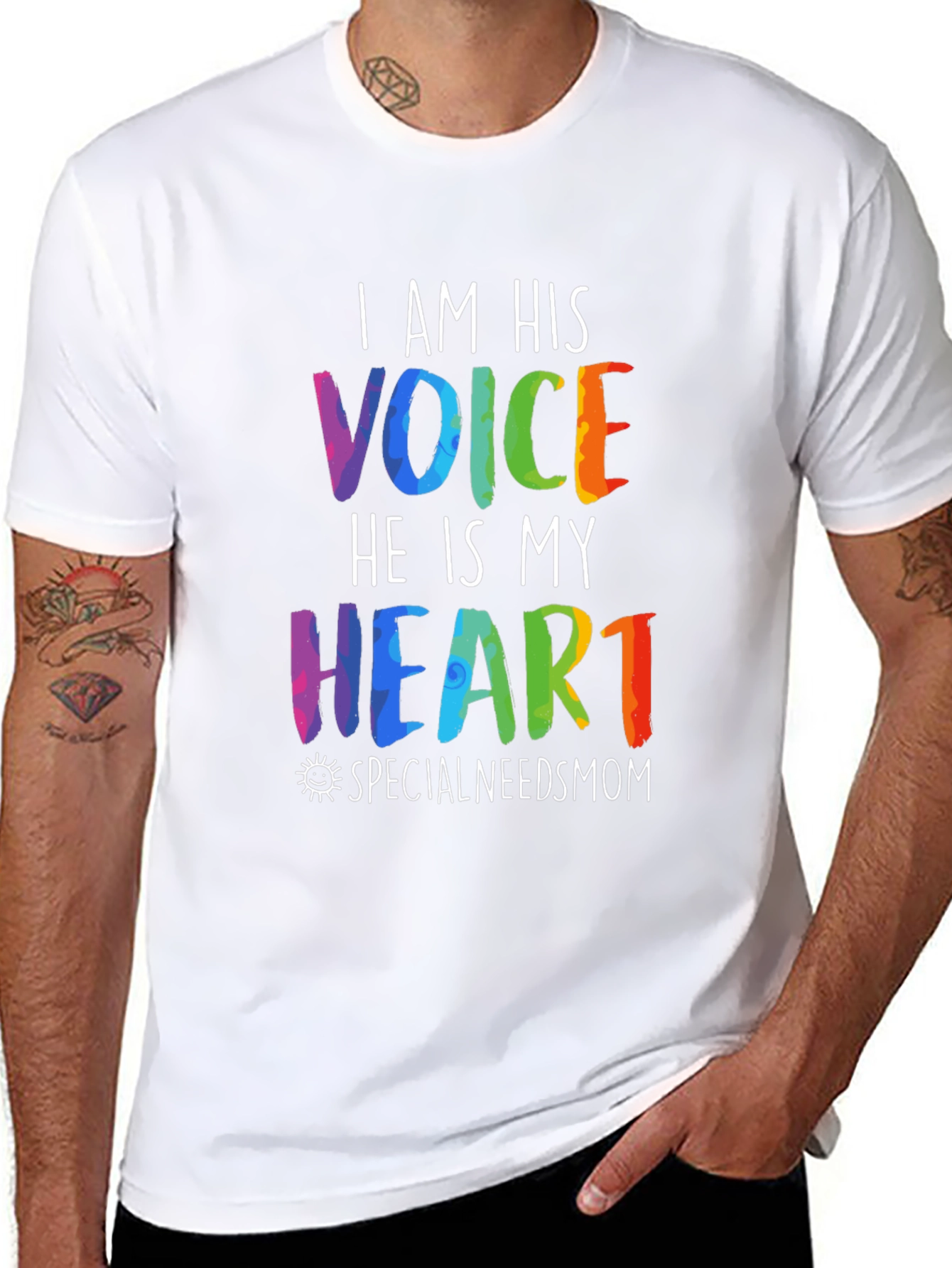 I Am His Voice Autism Awareness T-Shirt