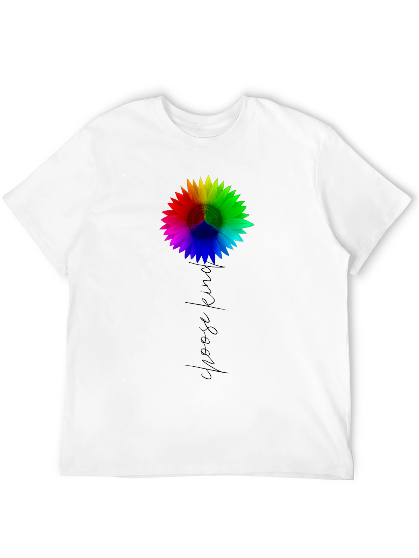 Choose Kind Sunflower Tee - Black