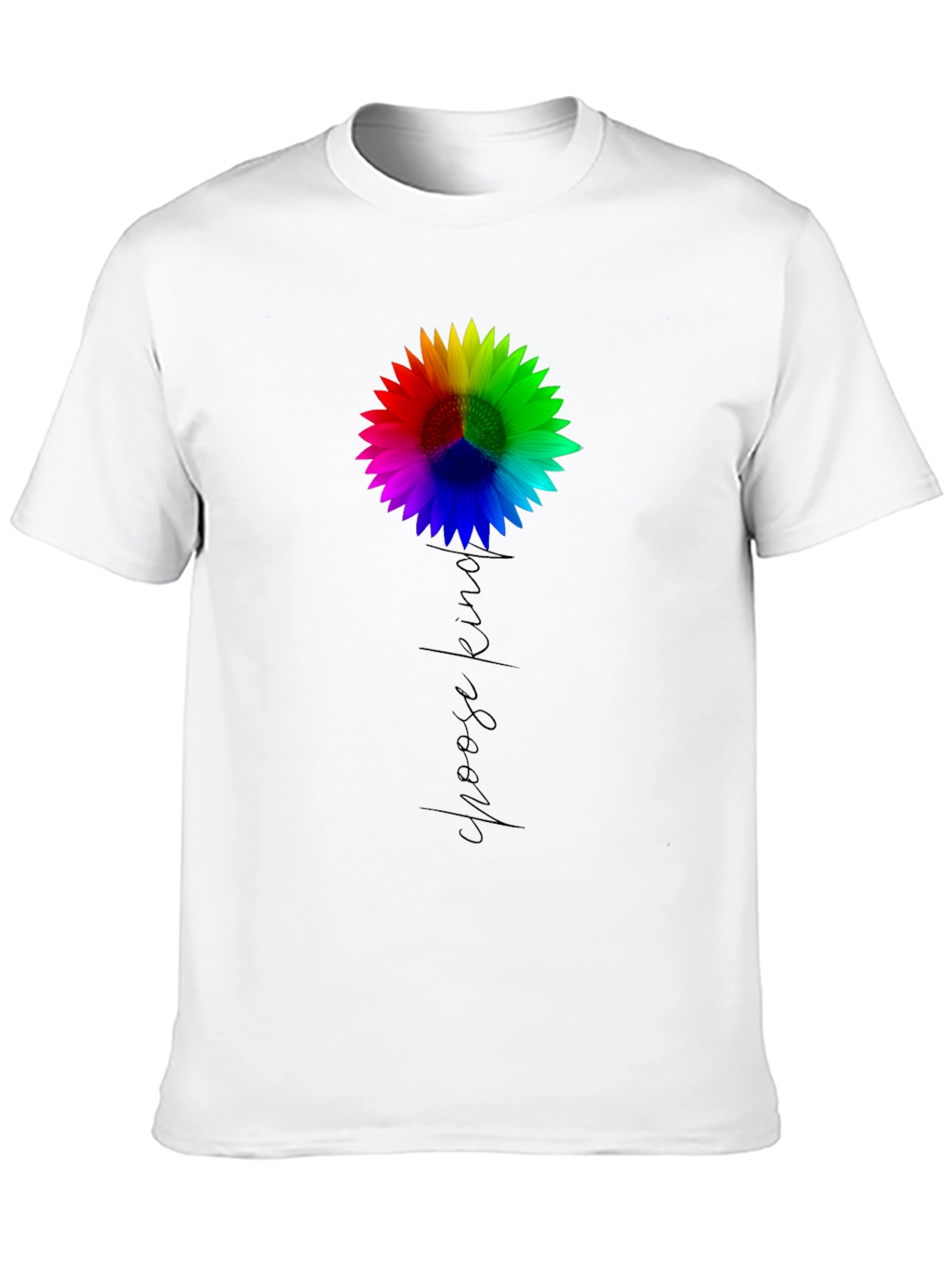 Choose Kind Sunflower Tee - Black