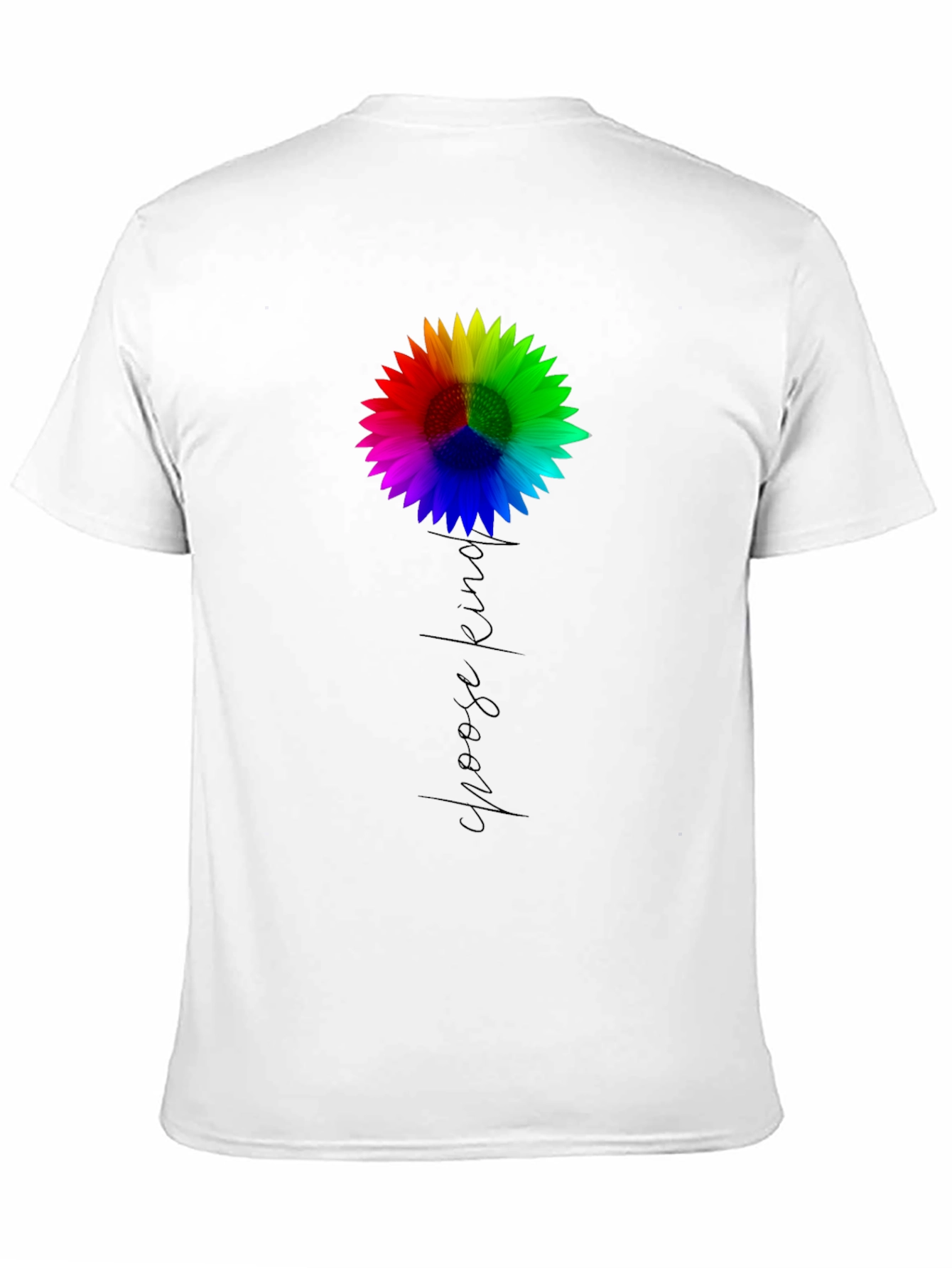 Choose Kind Sunflower Tee - Black