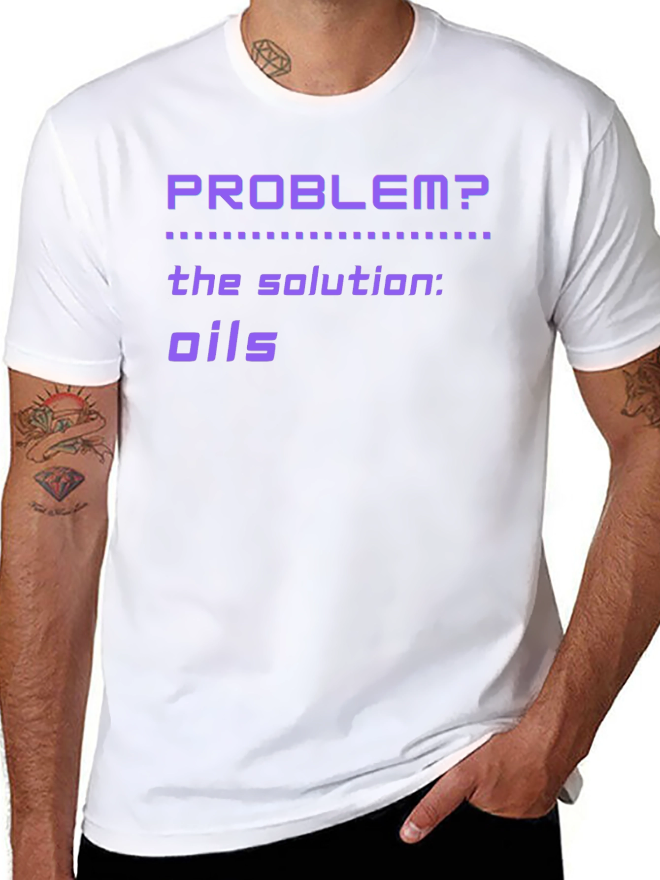 Problem? Oils T-Shirt - Essential Oil Solution Tee