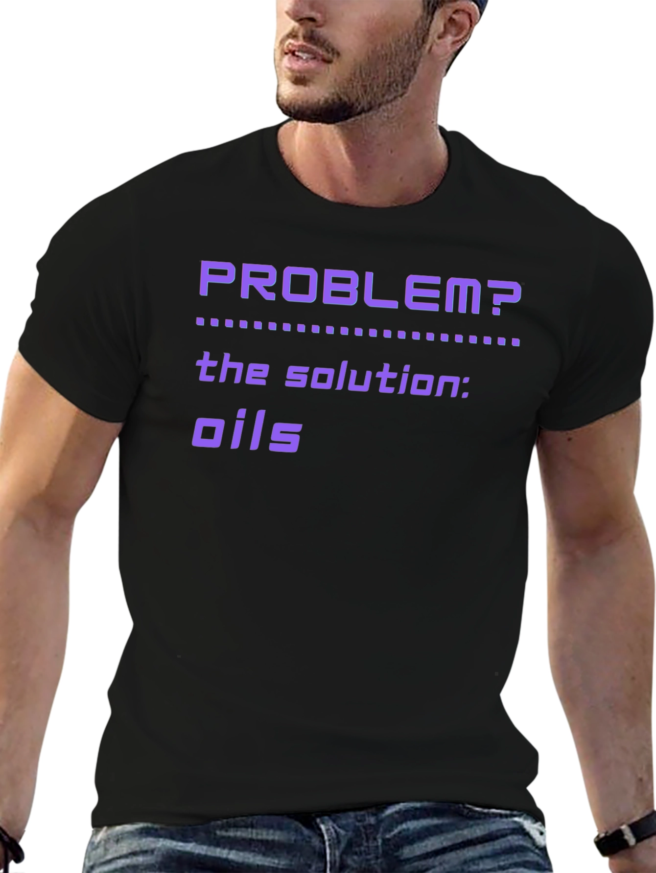 Problem? Oils T-Shirt - Essential Oil Solution Tee