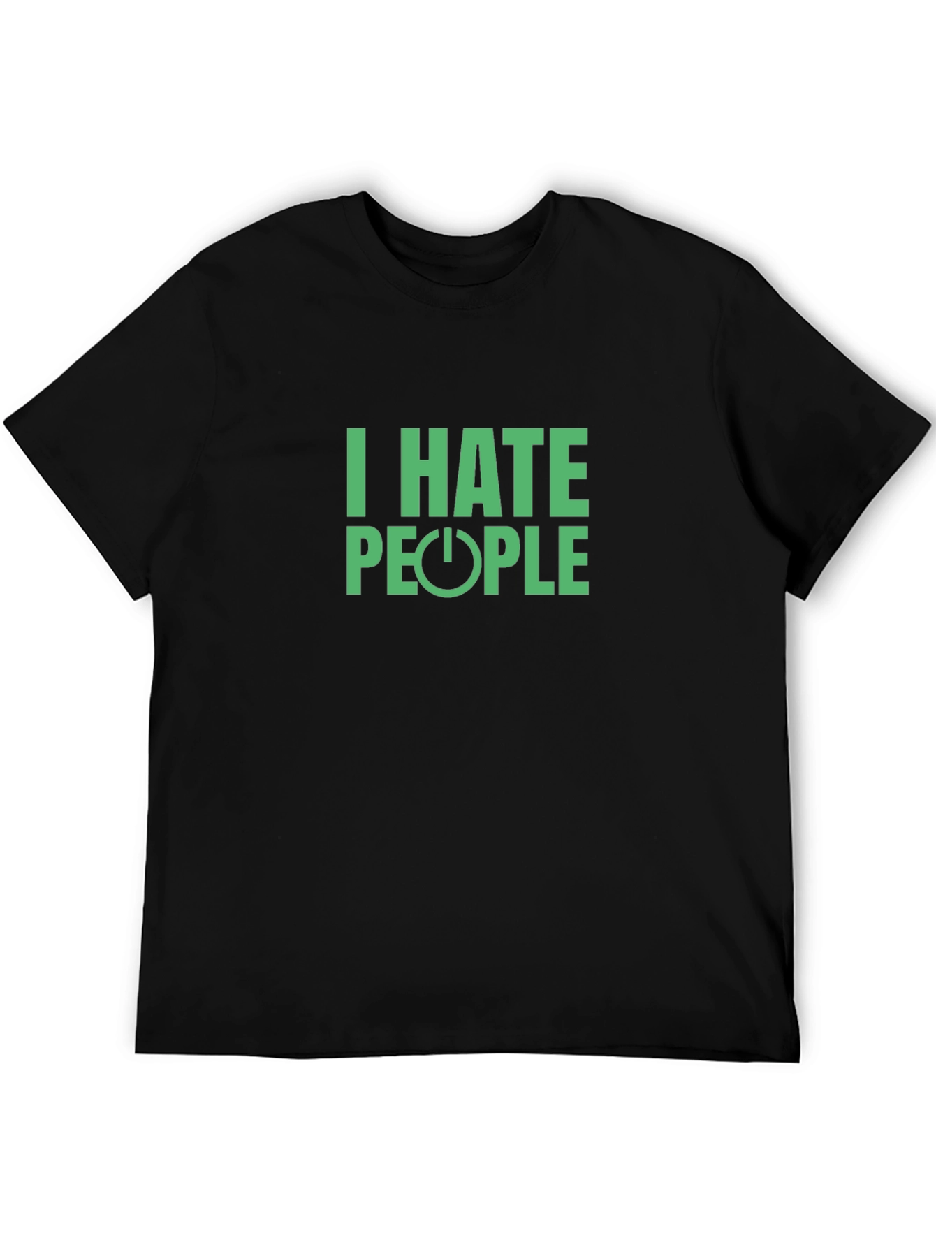 I Hate People T-Shirt - Black Graphic Tee