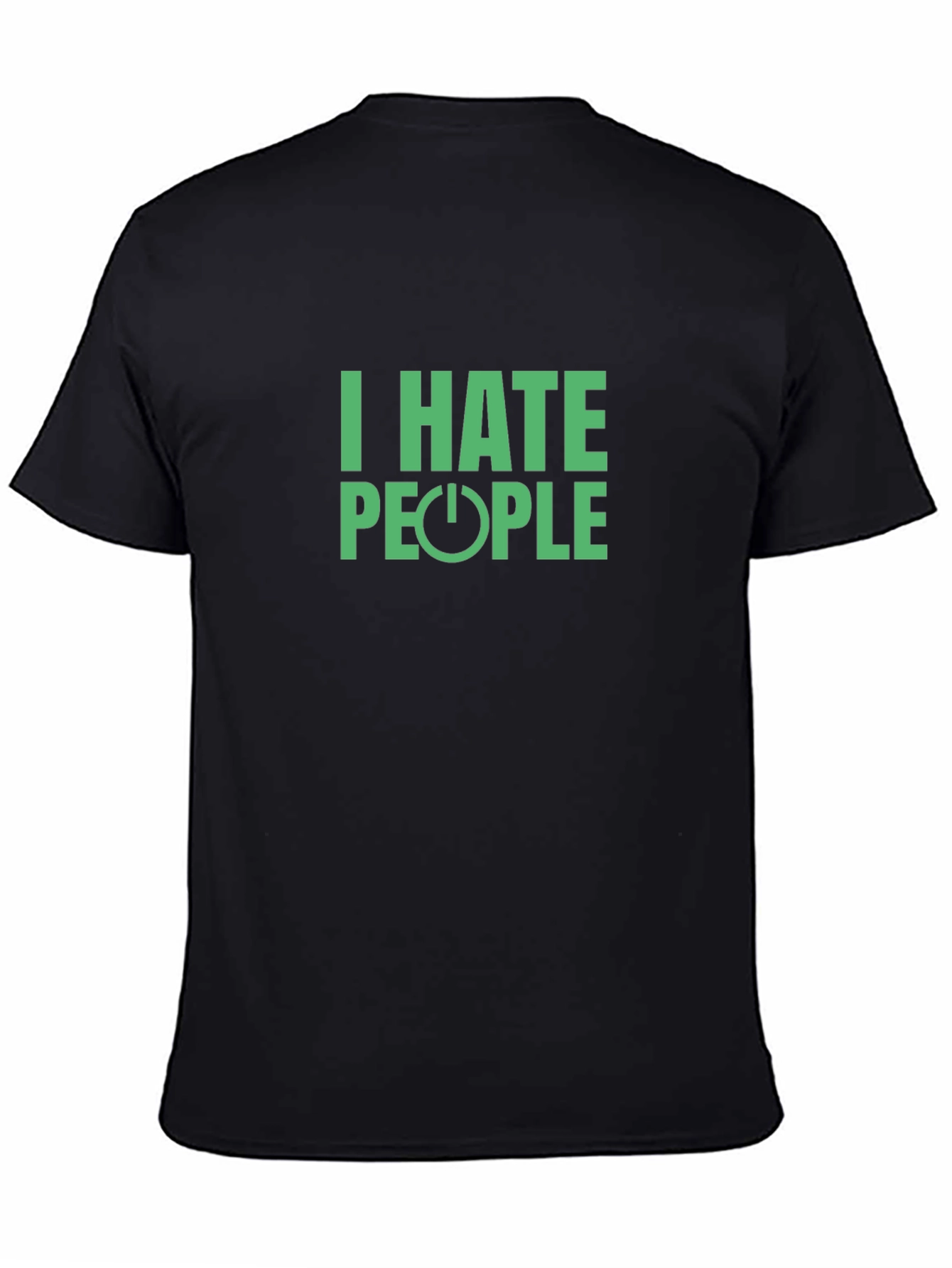 I Hate People T-Shirt - Black Graphic Tee