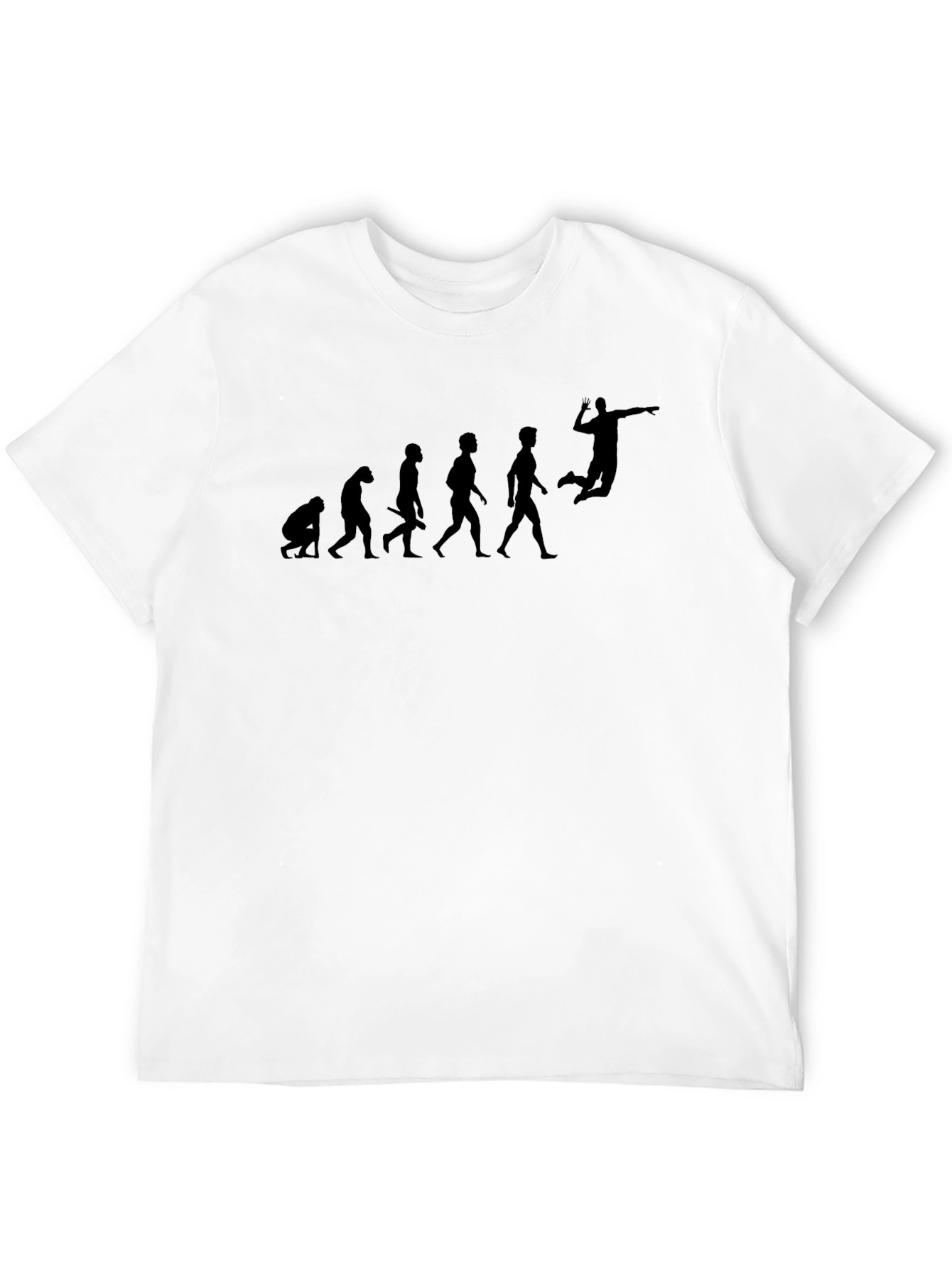 Evolution of Man Volleyball T-Shirt