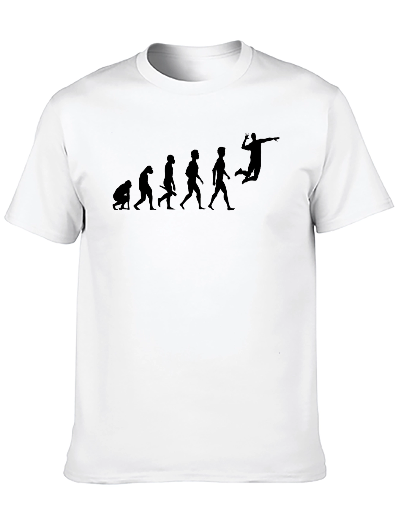 Evolution of Man Volleyball T-Shirt