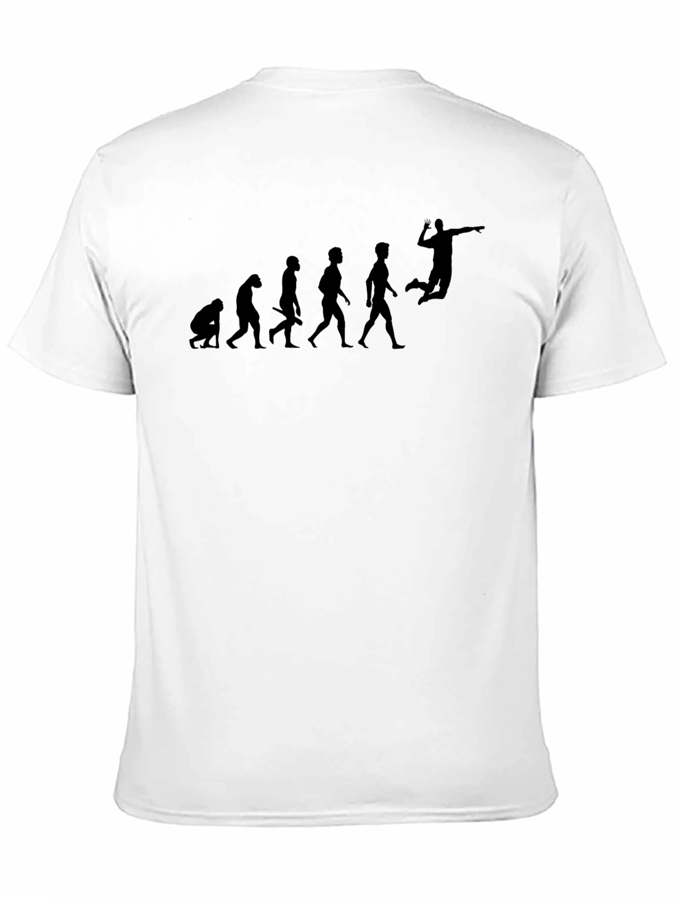 Evolution of Man Volleyball T-Shirt