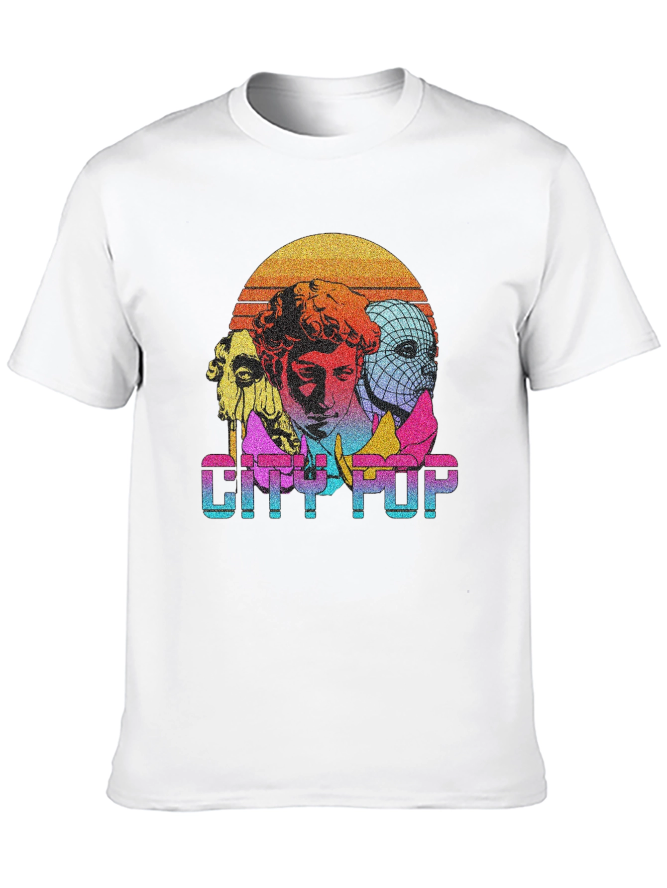 City Pop Graphic Tee - Retro Aesthetic