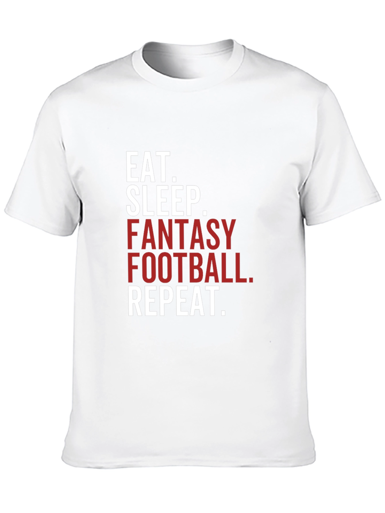 Eat Sleep Fantasy Football Repeat T-Shirt