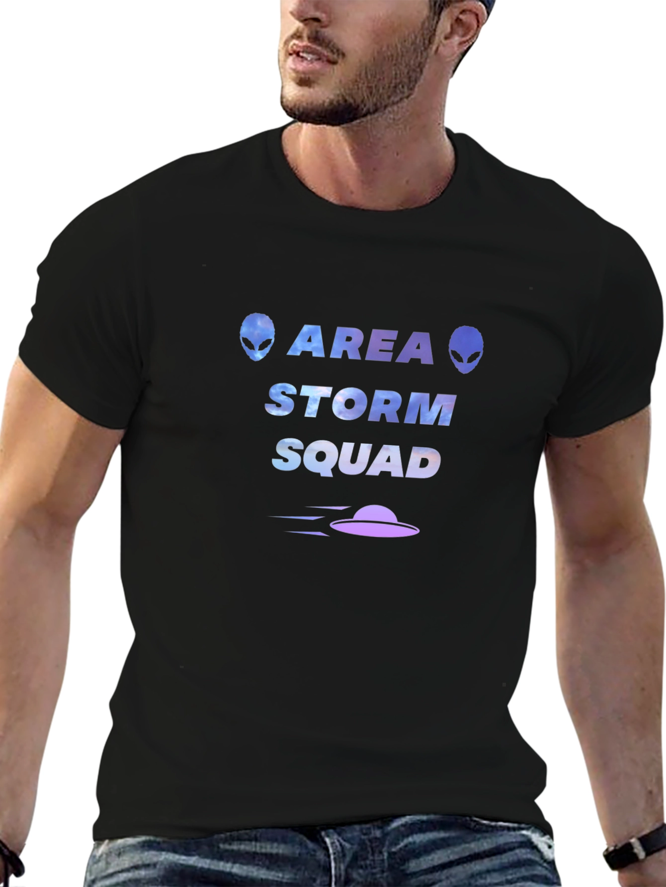 Area Storm Squad T-Shirt - Black Graphic Tee