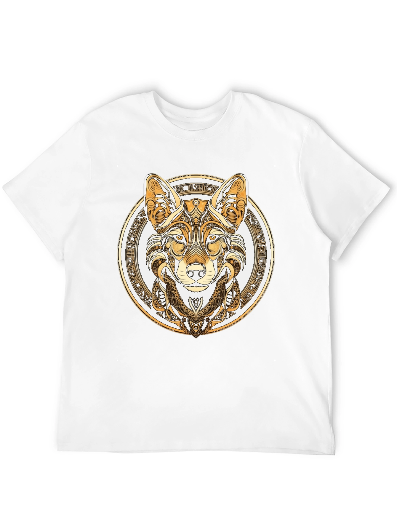 Wolf Design Black T-Shirt