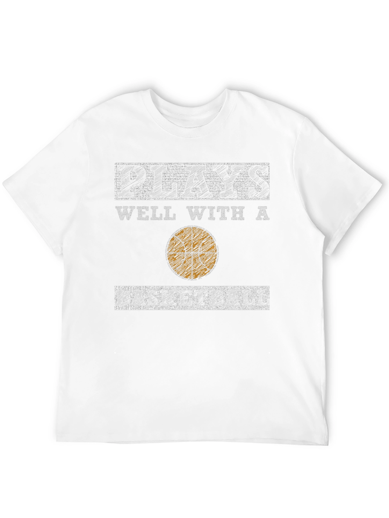 Plays Well With A Basketball Graphic Tee
