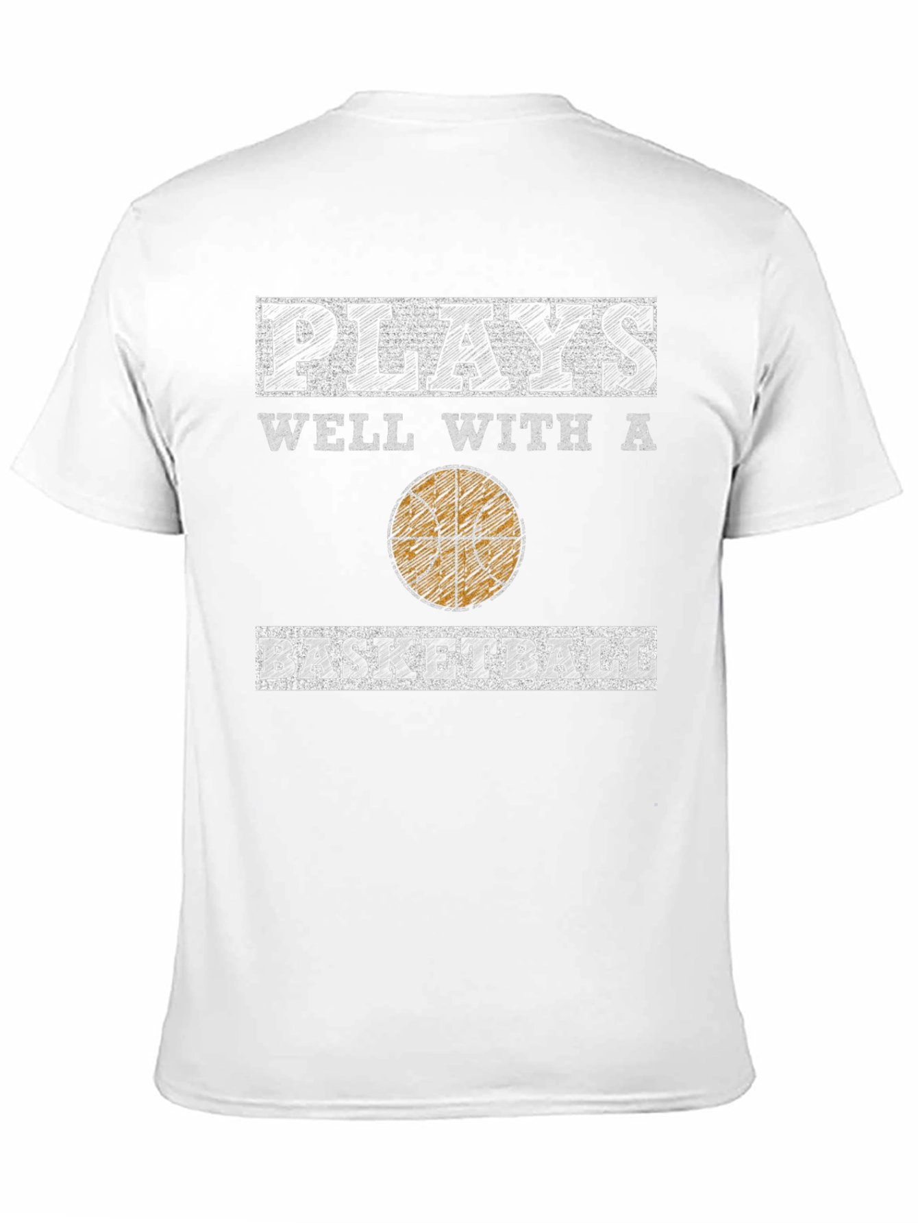 Plays Well With A Basketball Graphic Tee