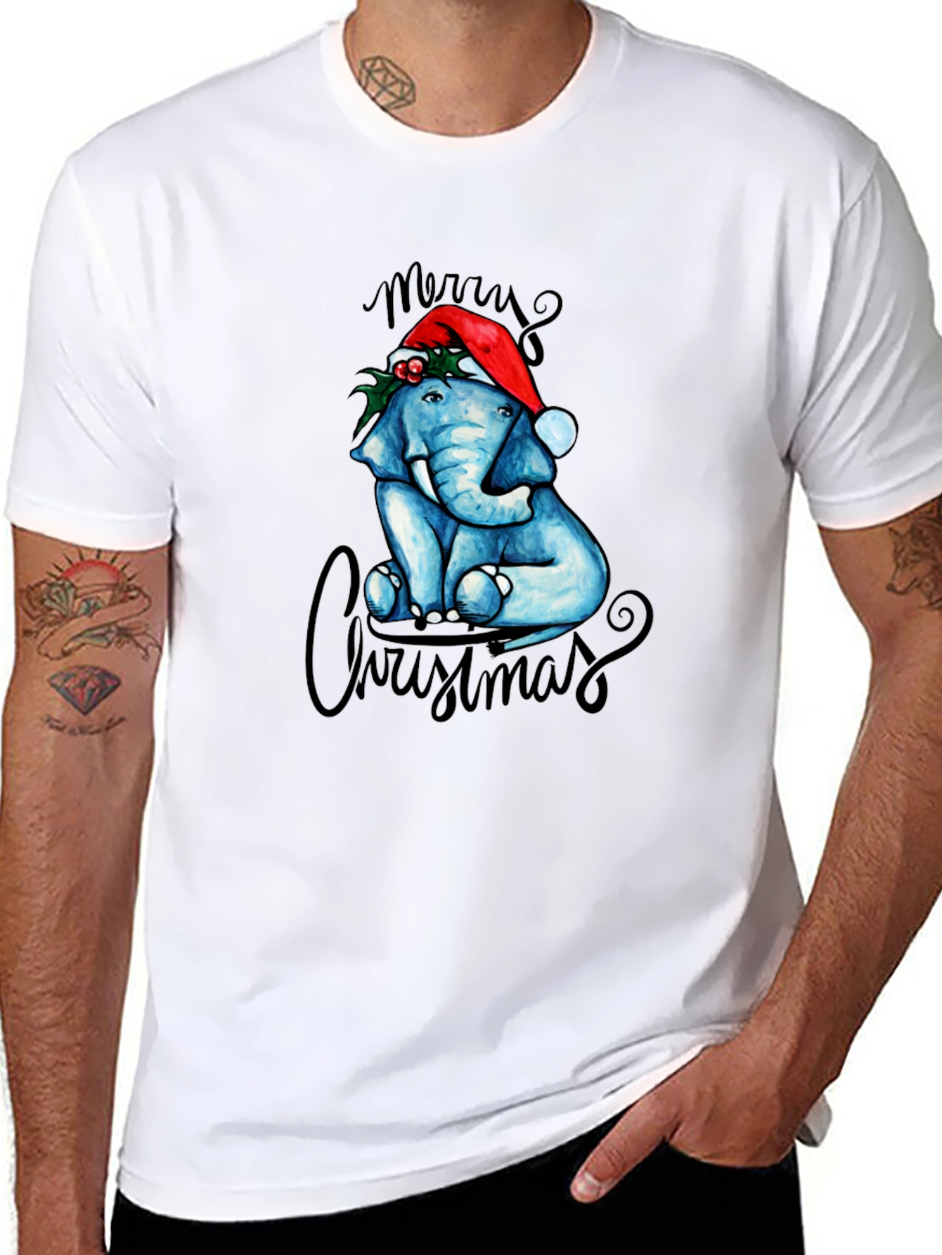 Christmas Elephant T-Shirt