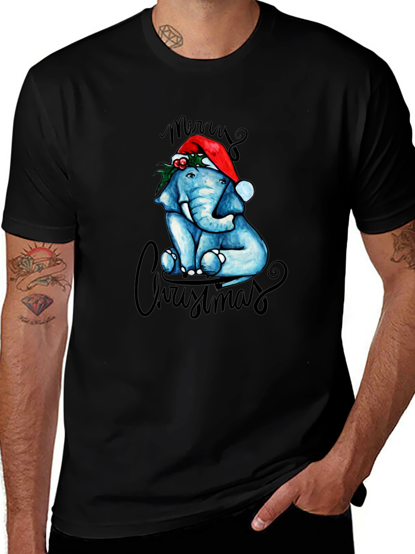 Christmas Elephant T-Shirt