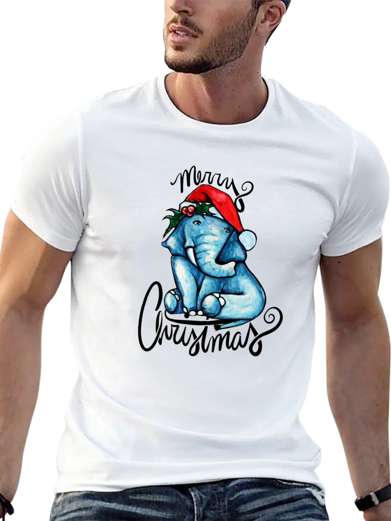 Christmas Elephant T-Shirt