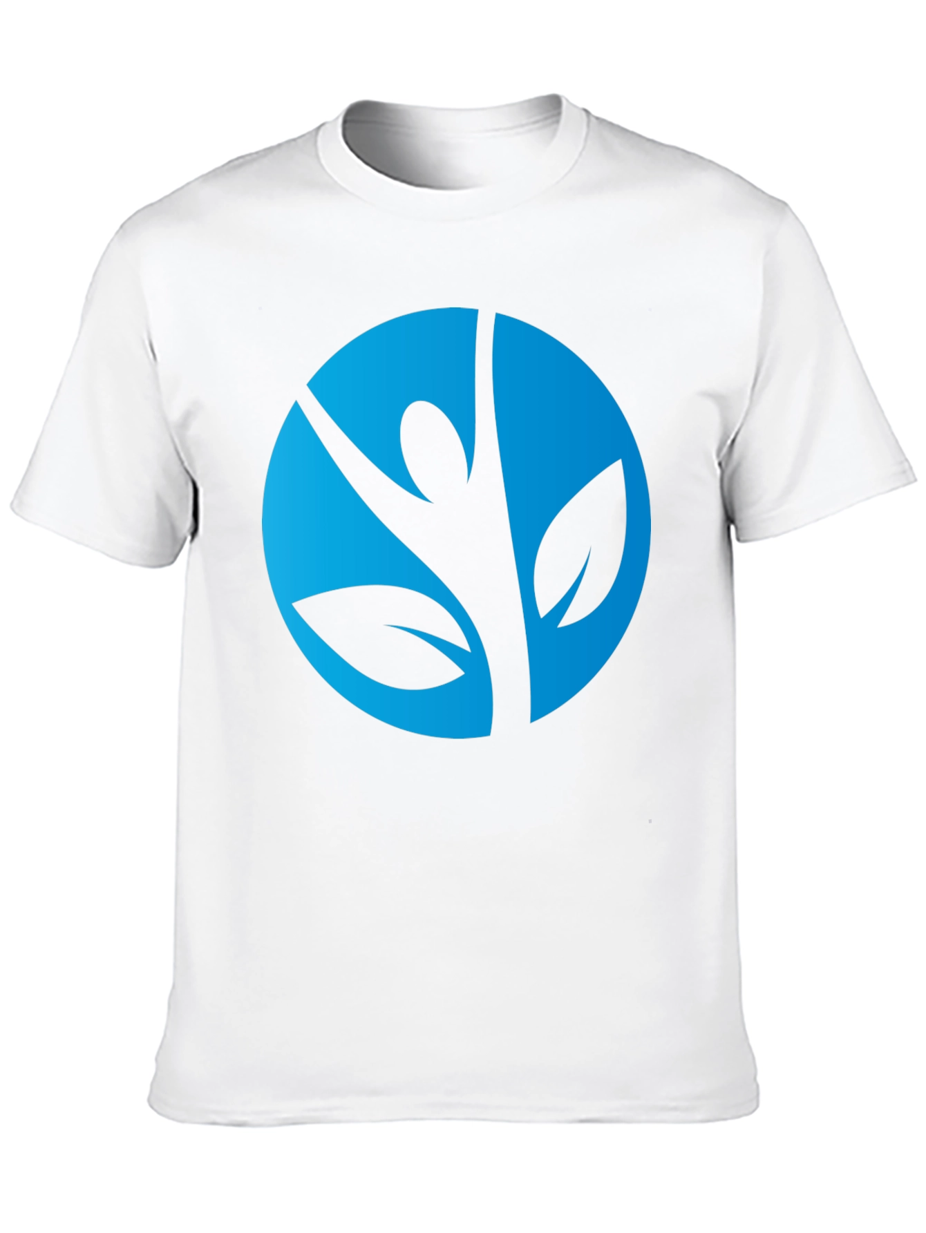 Stylish Black Tee with Nature-Inspired Graphic