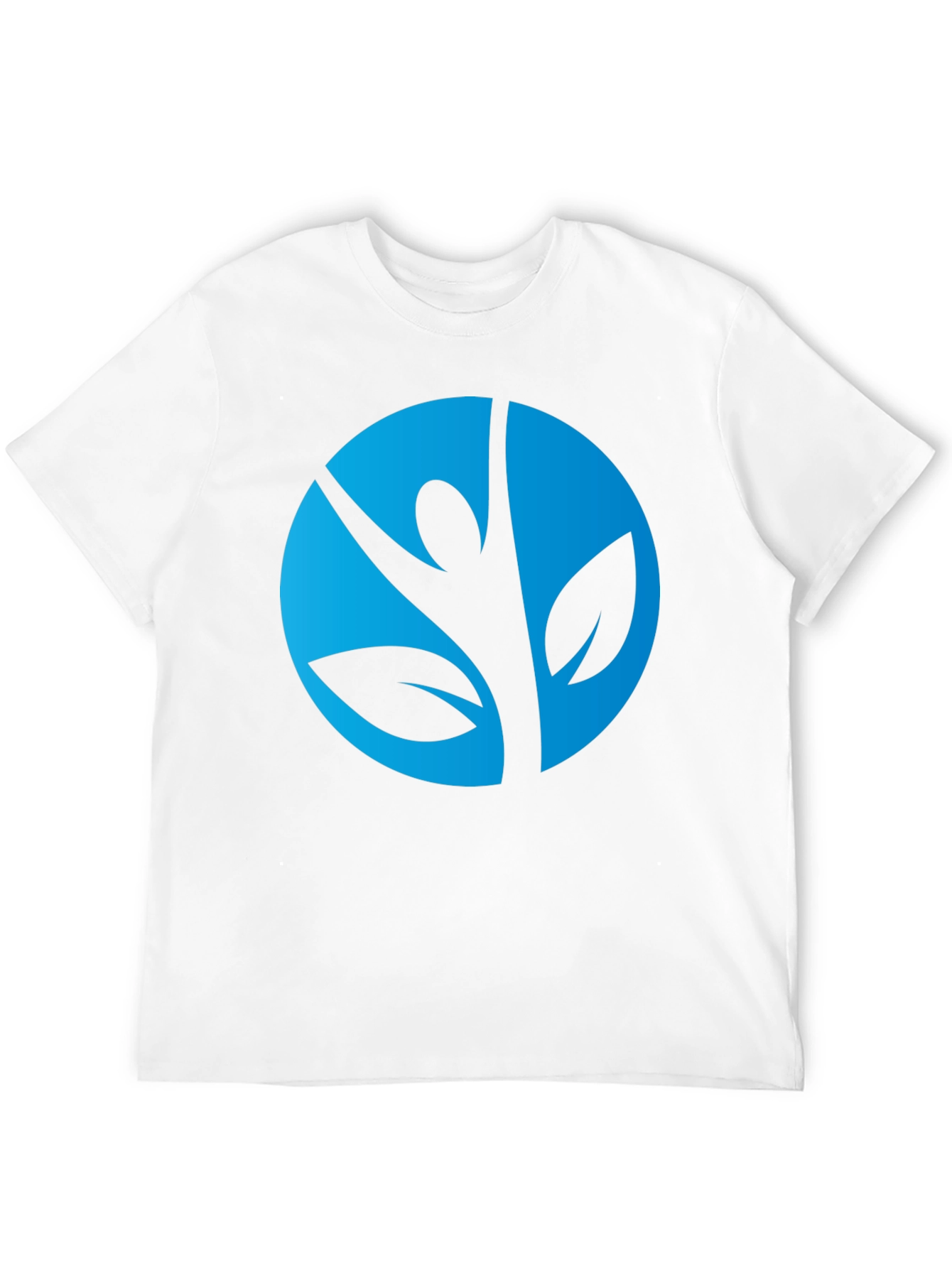 Stylish Black Tee with Nature-Inspired Graphic