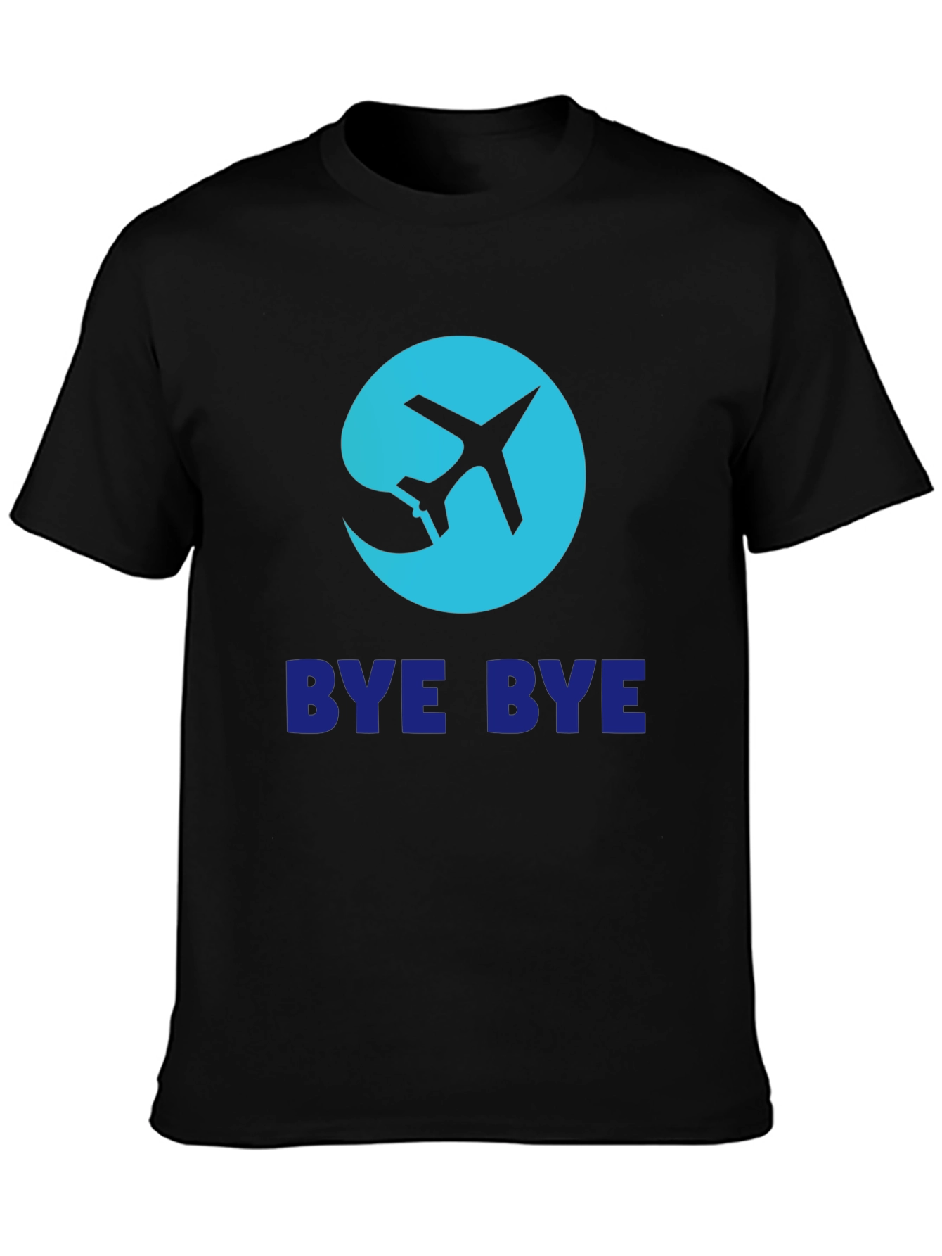 Bye Bye Airplane Graphic Tee - Black
