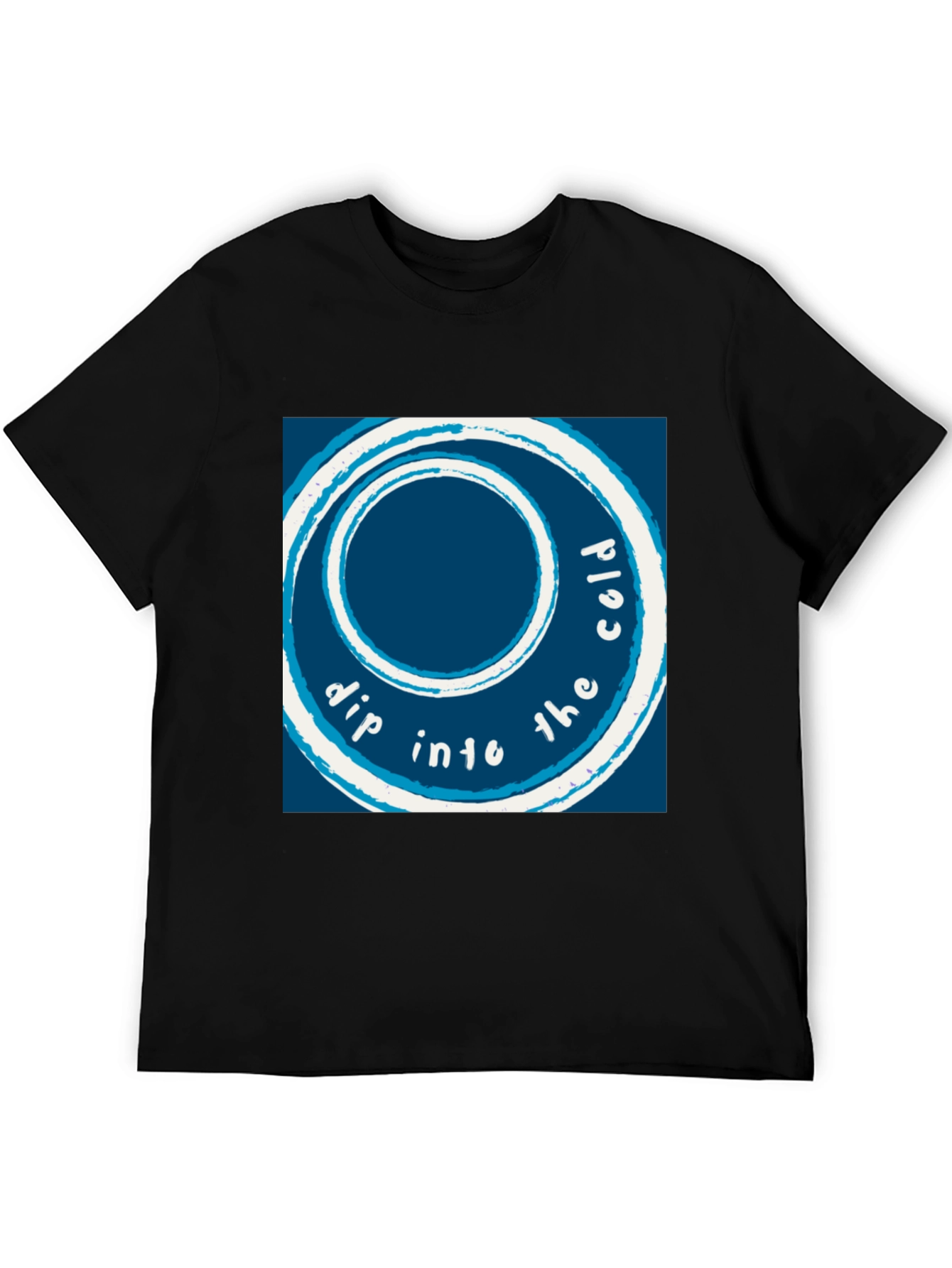 Dip Into The Cold Graphic T-Shirt - Black