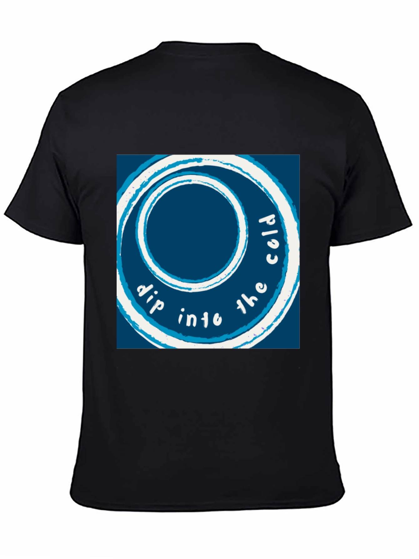 Dip Into The Cold Graphic T-Shirt - Black