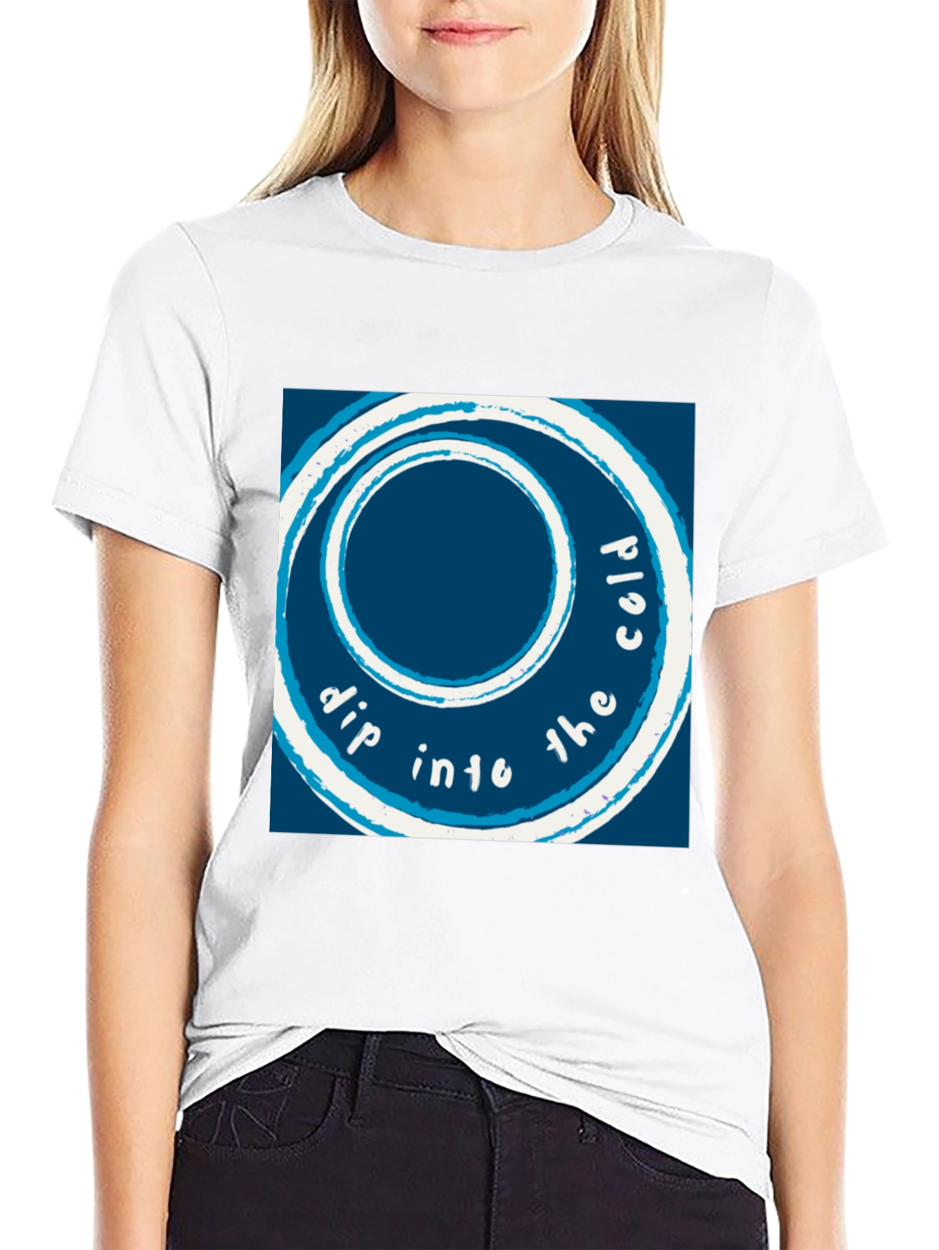Dip Into The Cold Graphic T-Shirt - Black