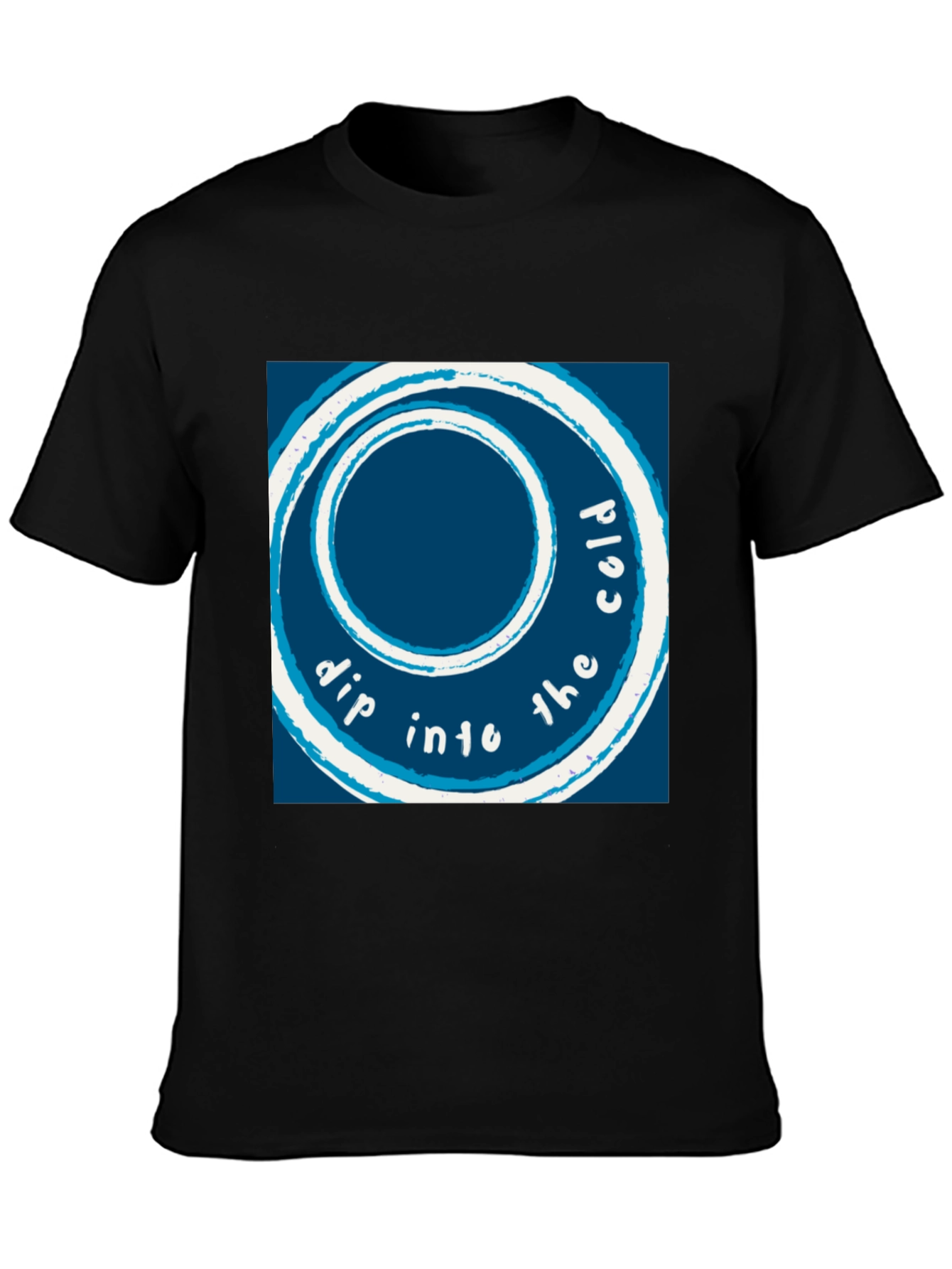 Dip Into The Cold Graphic T-Shirt - Black