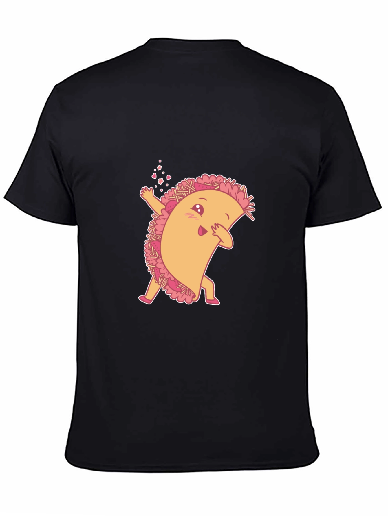 Dabbing Taco Black T-Shirt: Fun Foodie Fashion