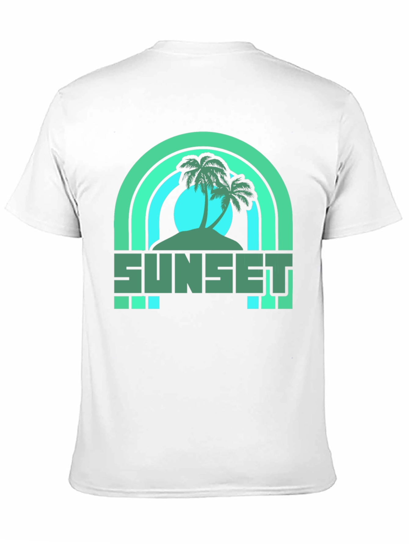 Sunset Palm Graphic Tee