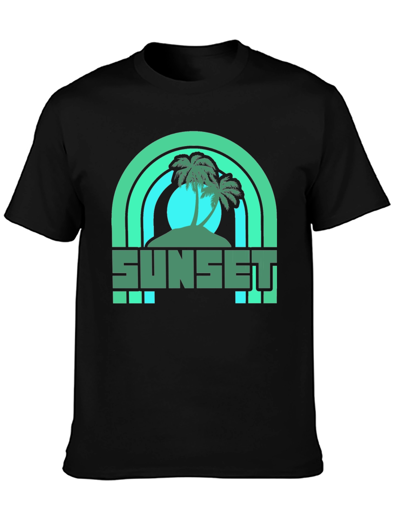 Sunset Palm Graphic Tee