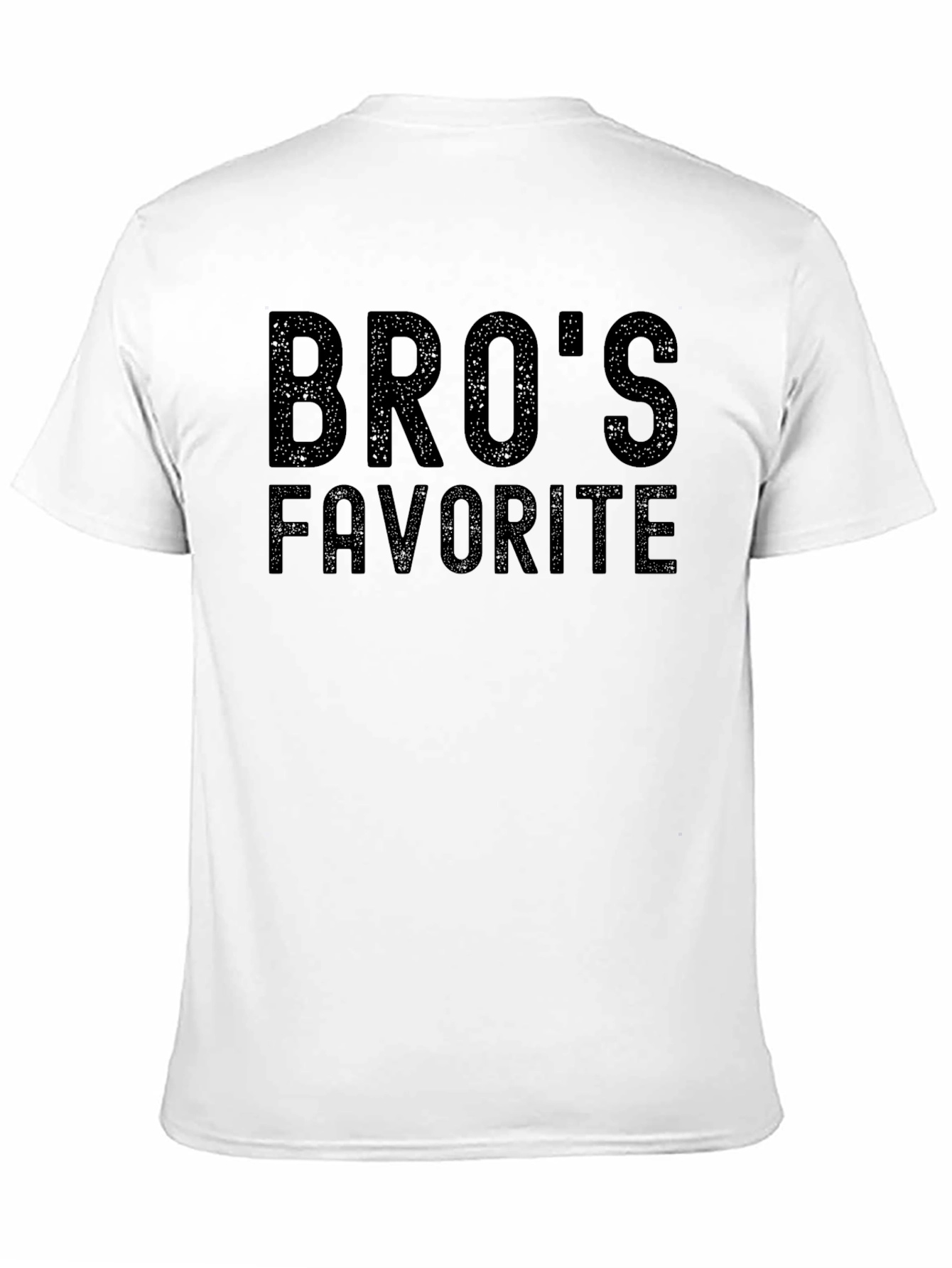 Bros Favorite Graphic T-Shirt - Black Cotton Tee