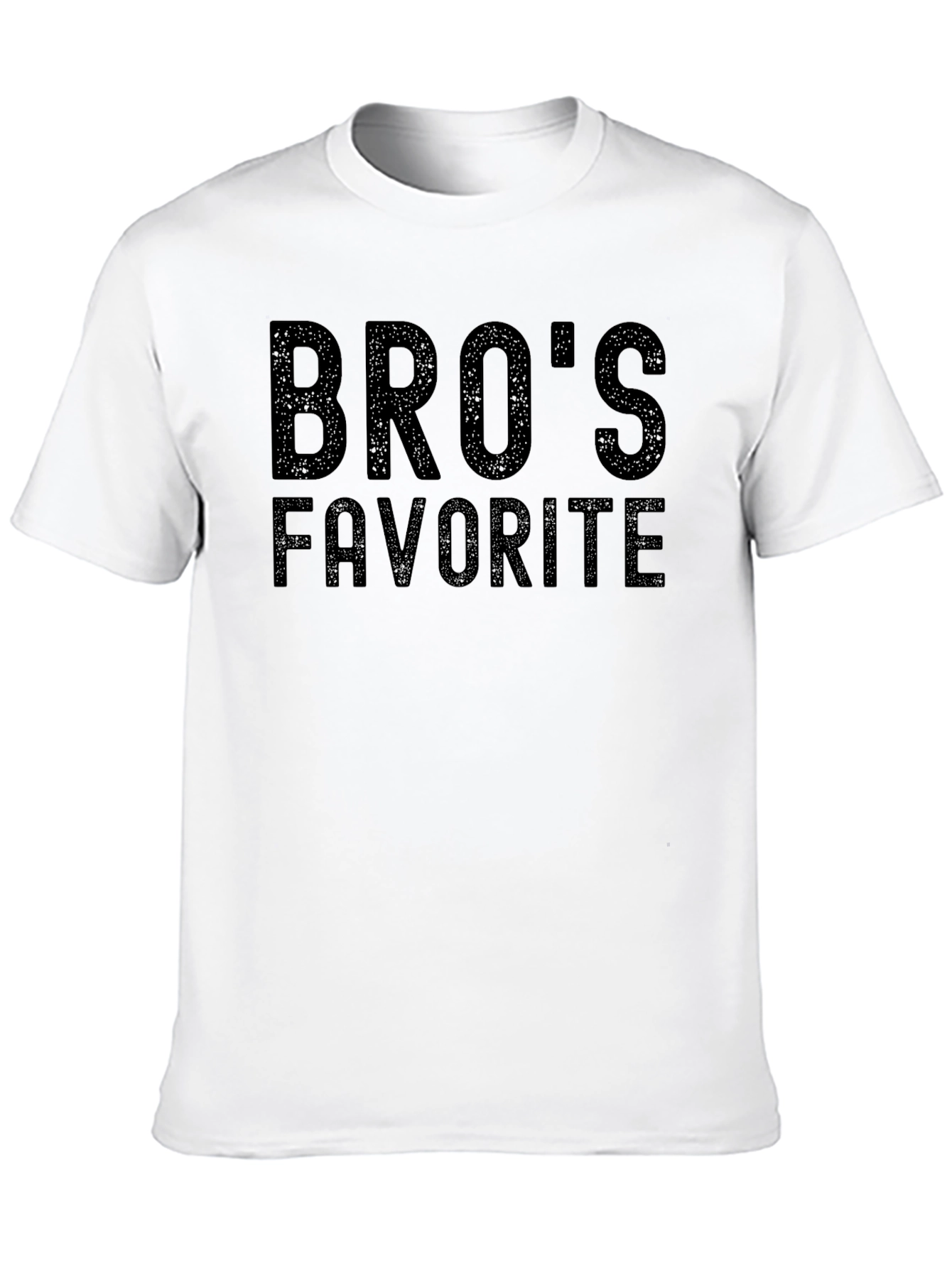 Bros Favorite Graphic T-Shirt - Black Cotton Tee
