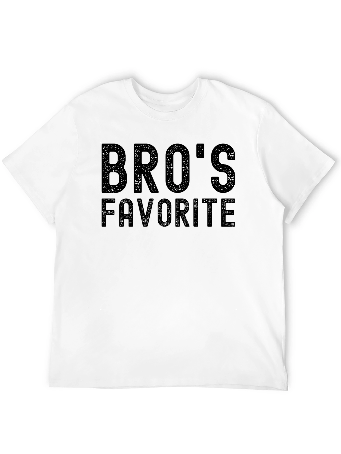 Bros Favorite Graphic T-Shirt - Black Cotton Tee