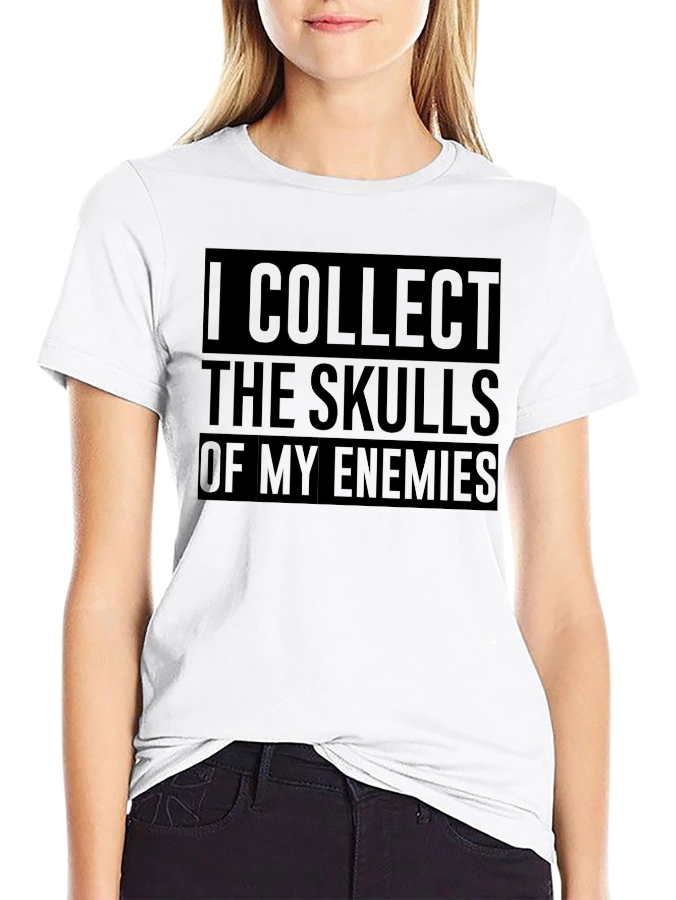 I Collect Skulls T-Shirt - Black Graphic Tee