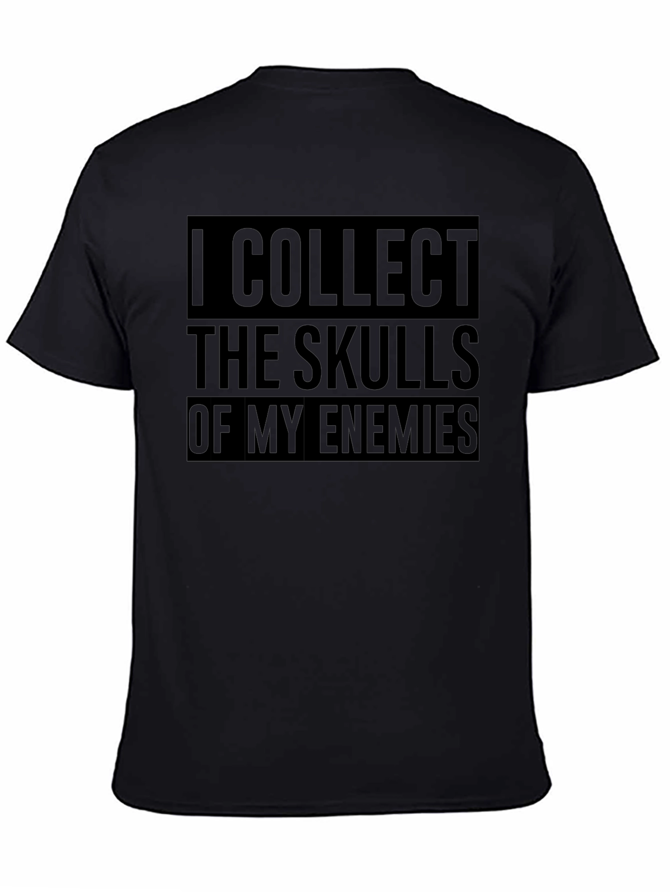 I Collect Skulls T-Shirt - Black Graphic Tee