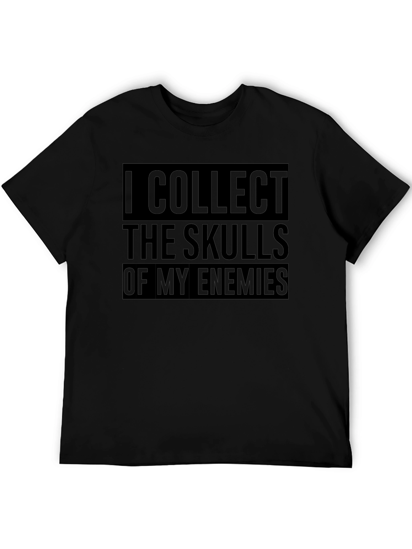 I Collect Skulls T-Shirt - Black Graphic Tee