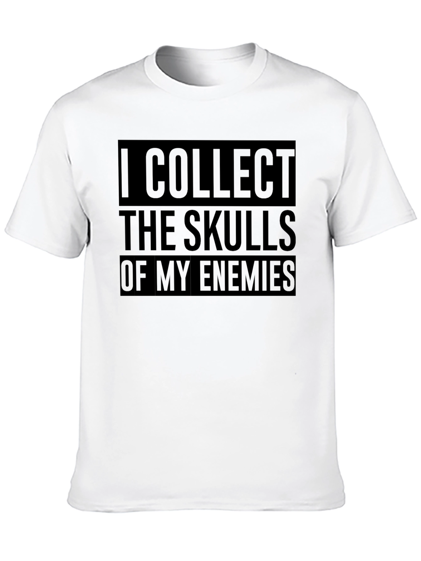 I Collect Skulls T-Shirt - Black Graphic Tee