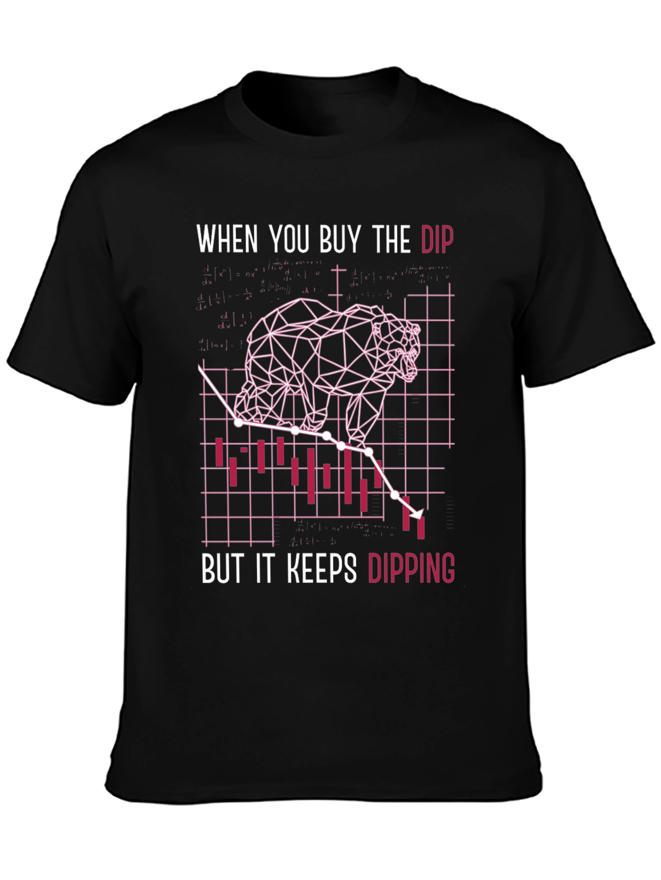 Buy the Dip Stock Market Bear T-Shirt