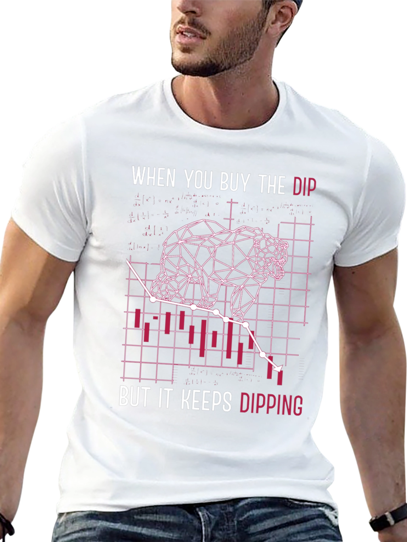 Buy the Dip Stock Market Bear T-Shirt