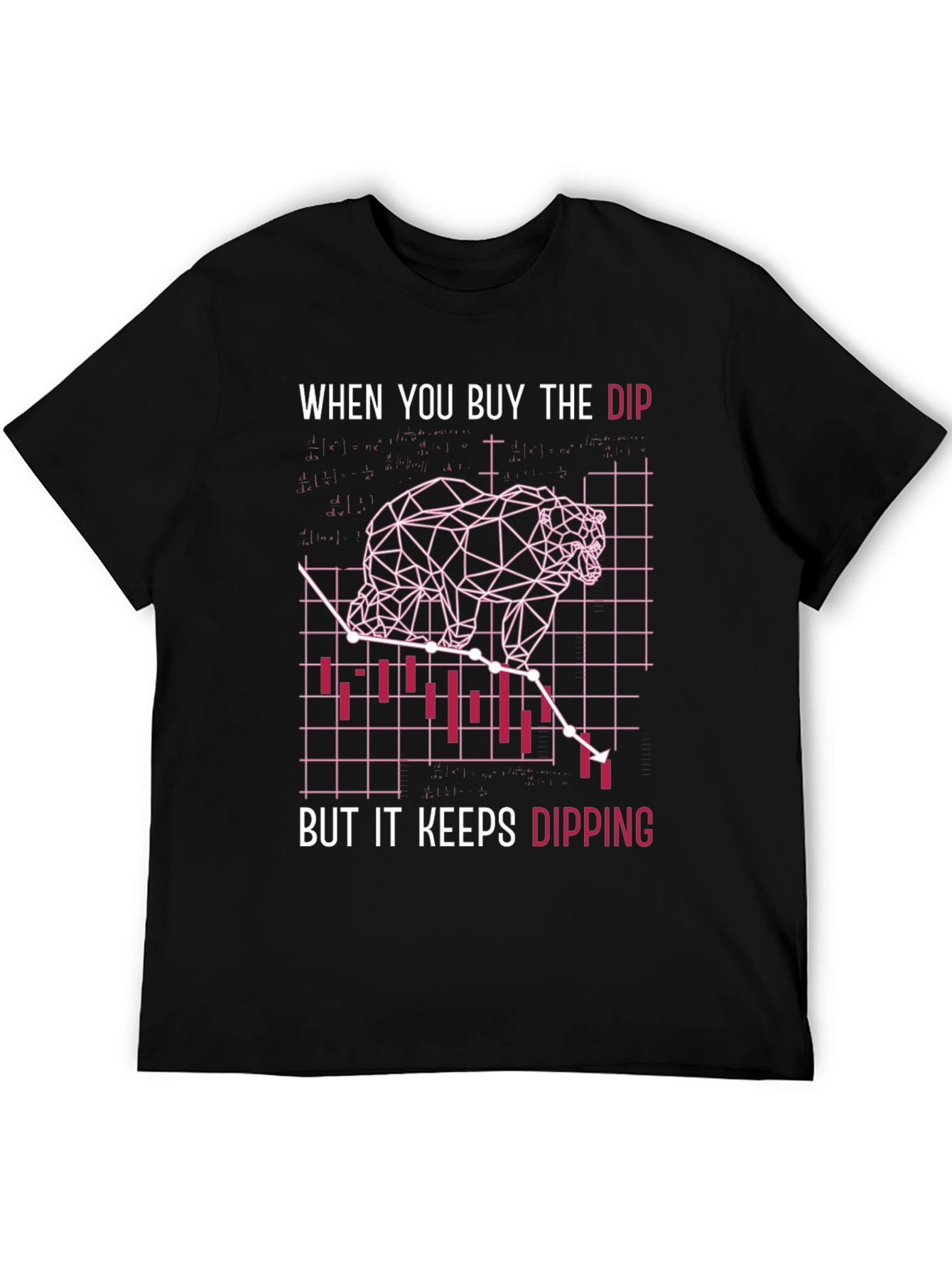 Buy the Dip Stock Market Bear T-Shirt