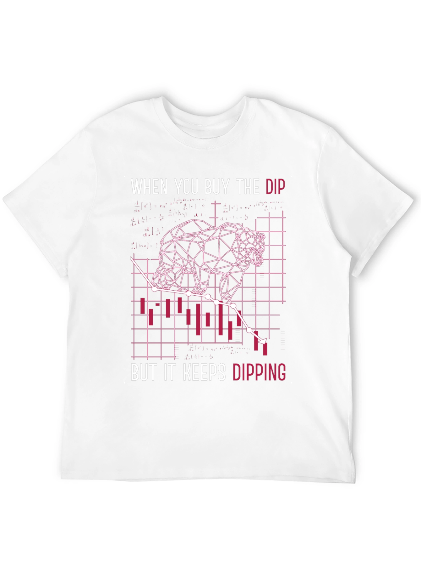 Buy the Dip Stock Market Bear T-Shirt