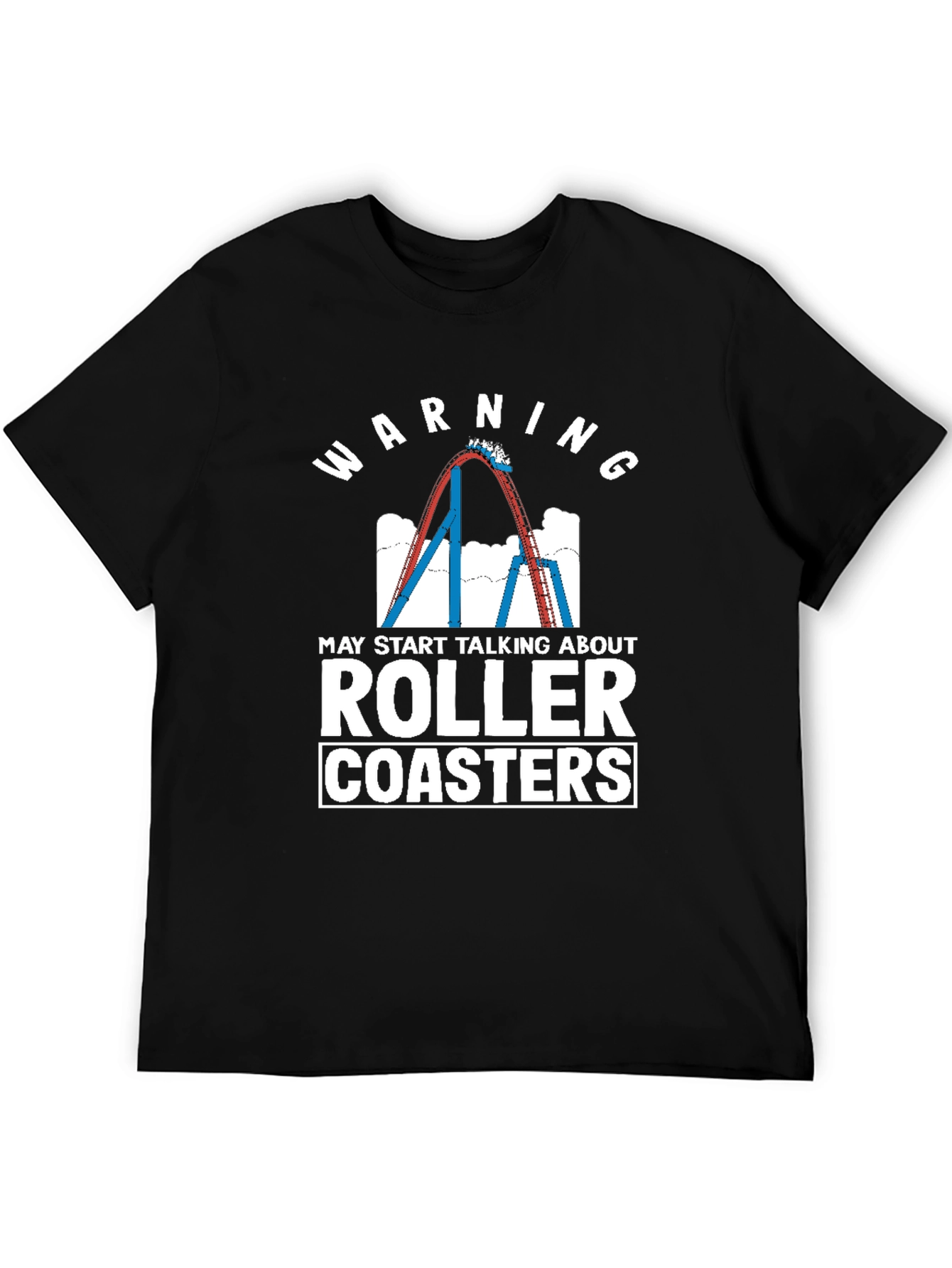 Warning Roller Coasters T-Shirt