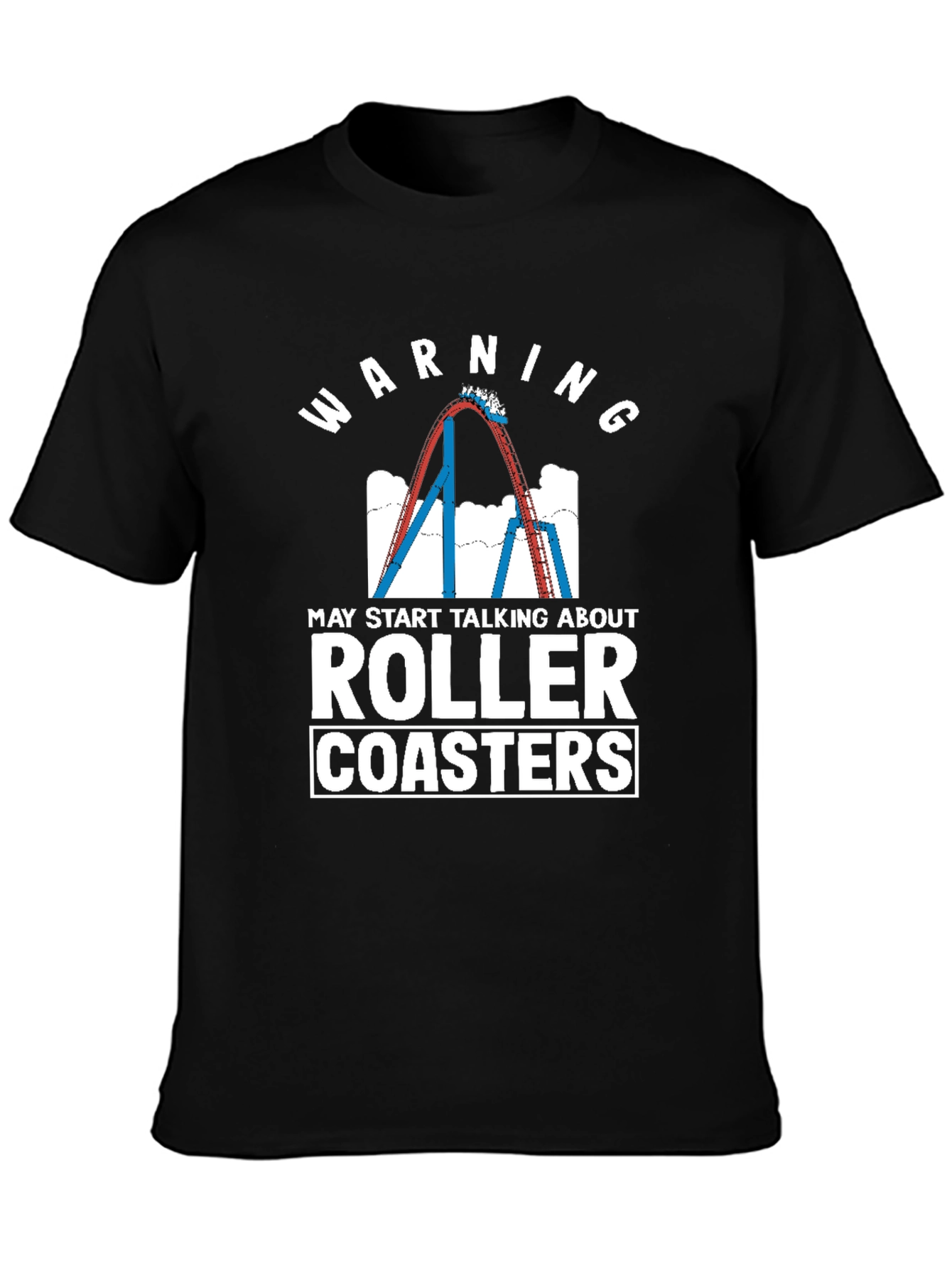 Warning Roller Coasters T-Shirt