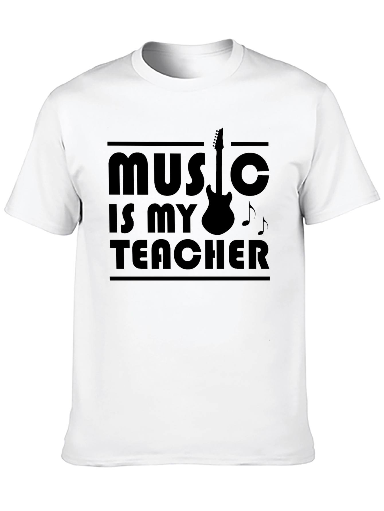 Music is My Teacher Graphic T-Shirt
