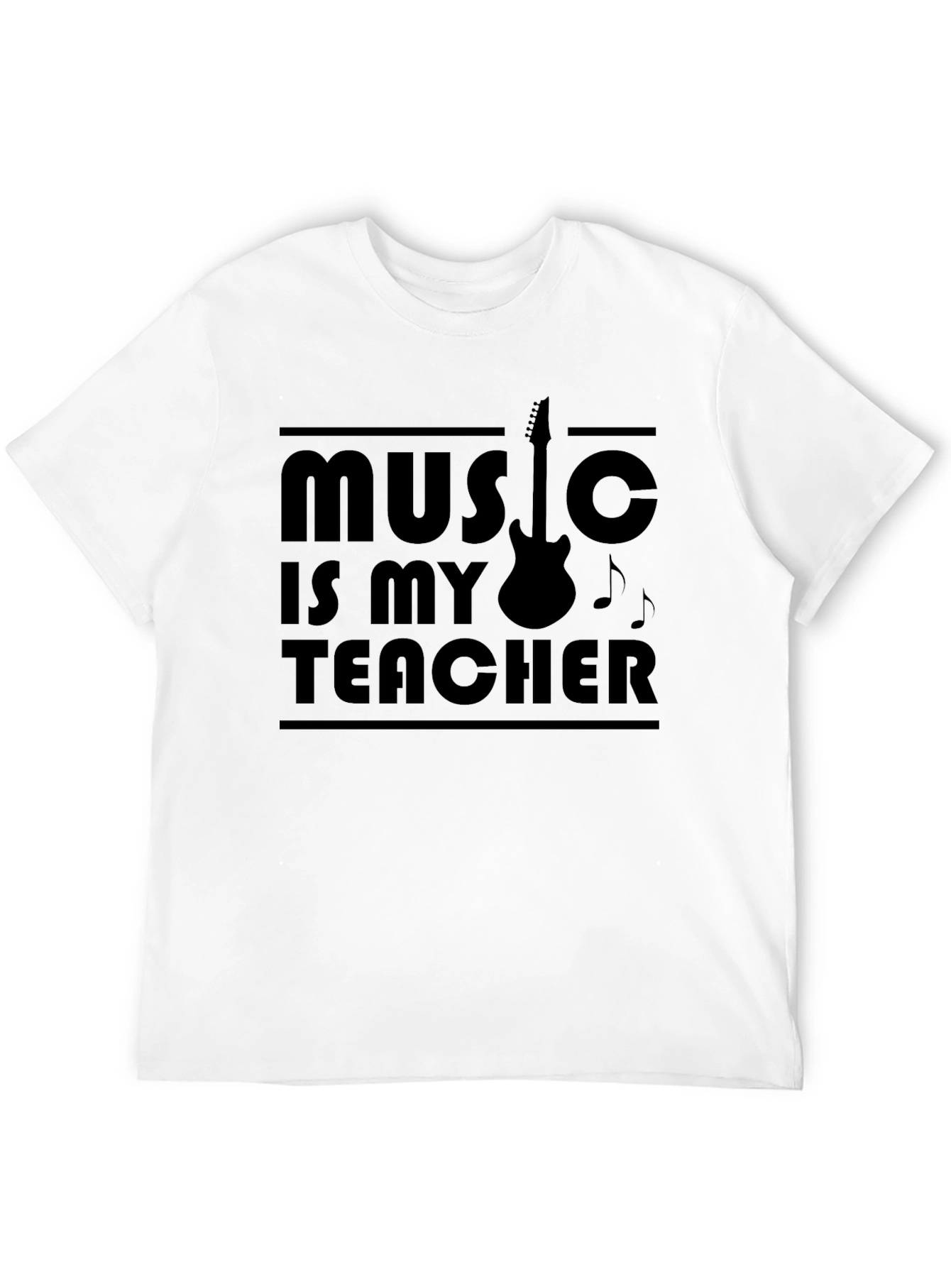 Music is My Teacher Graphic T-Shirt