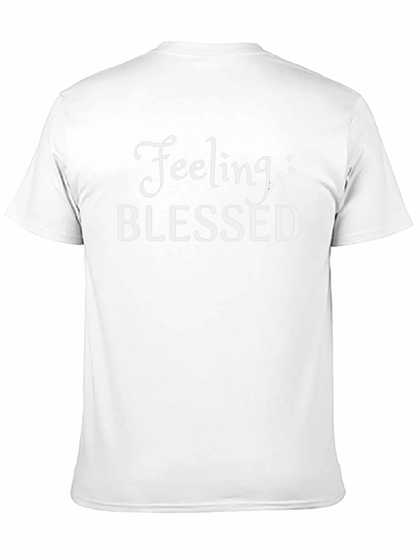 Feeling Blessed Black Graphic T-Shirt