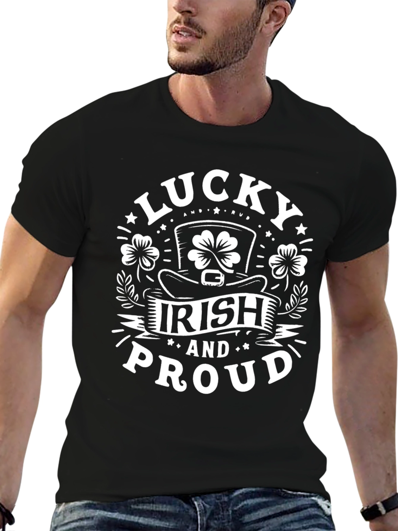Lucky Irish and Proud St. Patricks Day T-Shirt