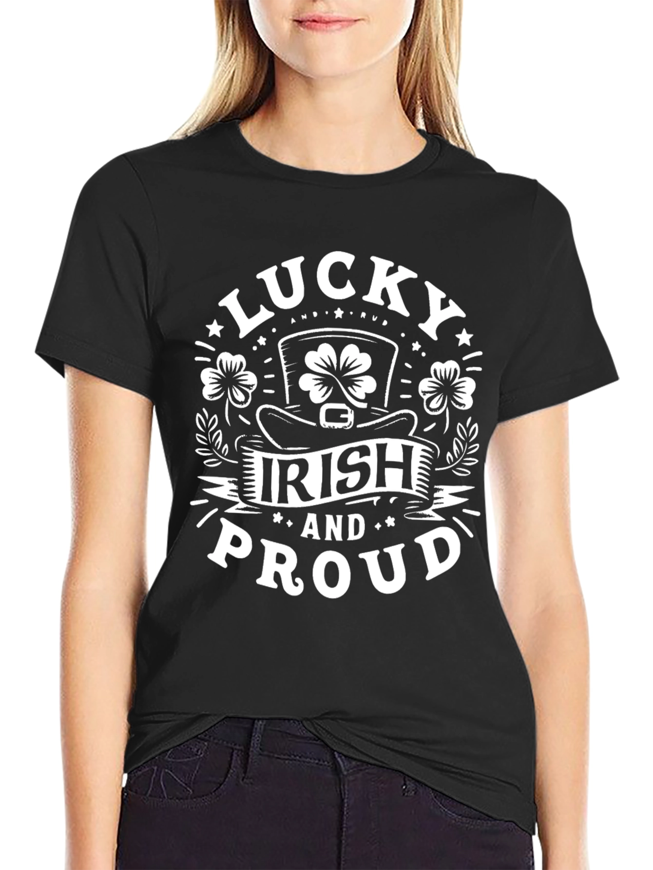 Lucky Irish and Proud St. Patricks Day T-Shirt